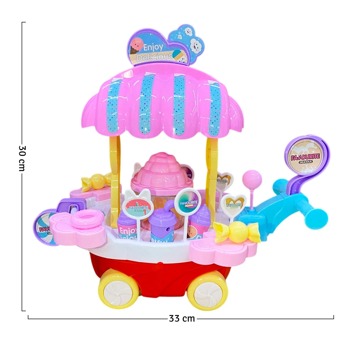 Carrito interactivo de ventas dimenciones 910253