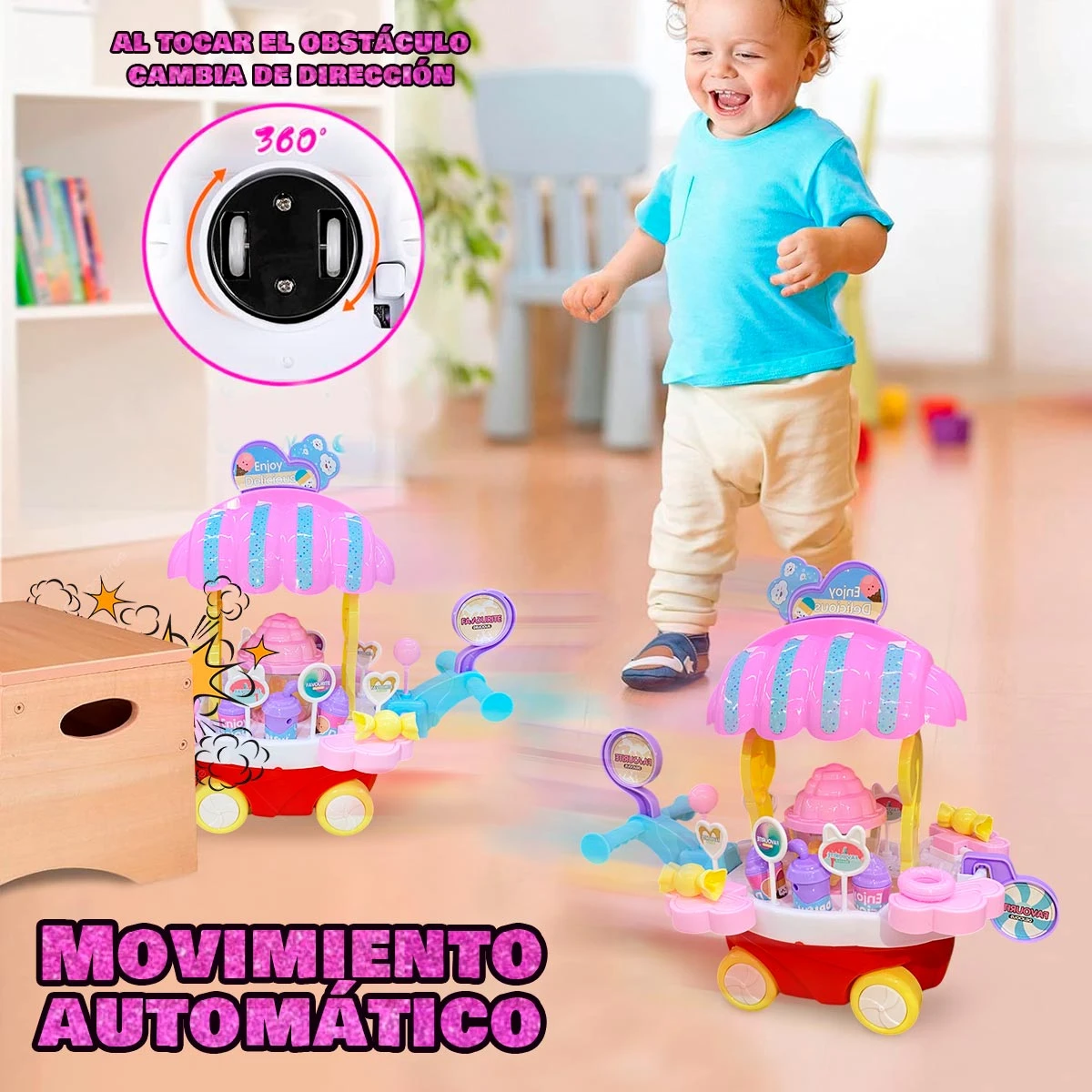 Carritos y niño 910253