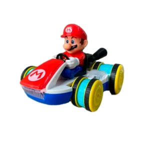 Carro a control remoto de Mario Kart con Mario al volante.